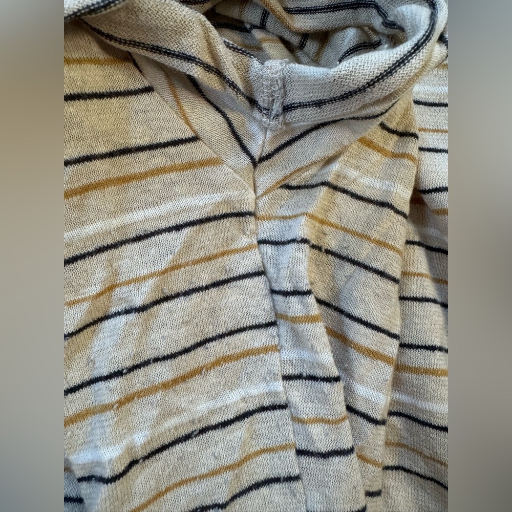 Prana Cozy Up T-Shirt - Stone Stripe - Picture 3 of 3